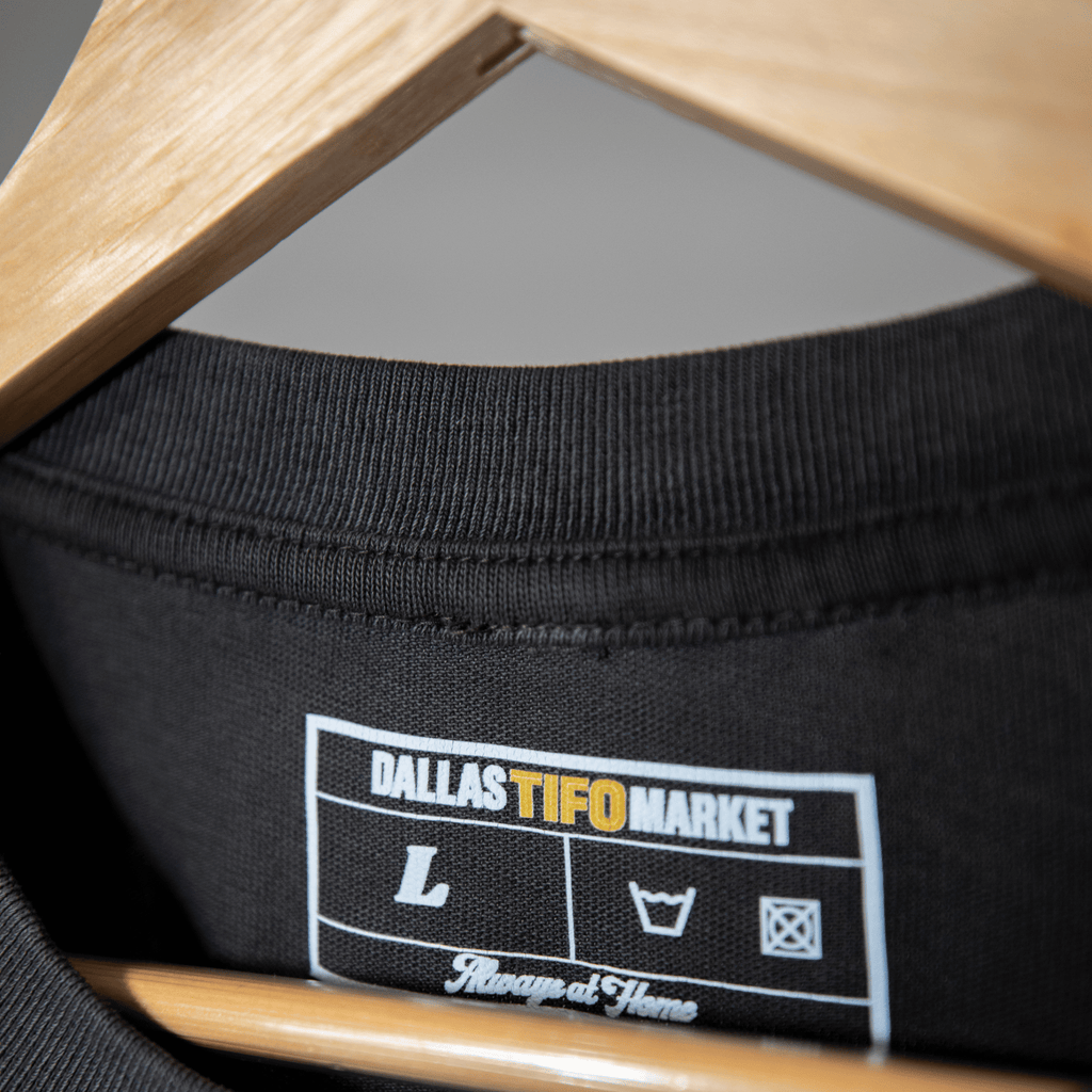 Vintage Black- Dallas Futbol Tee