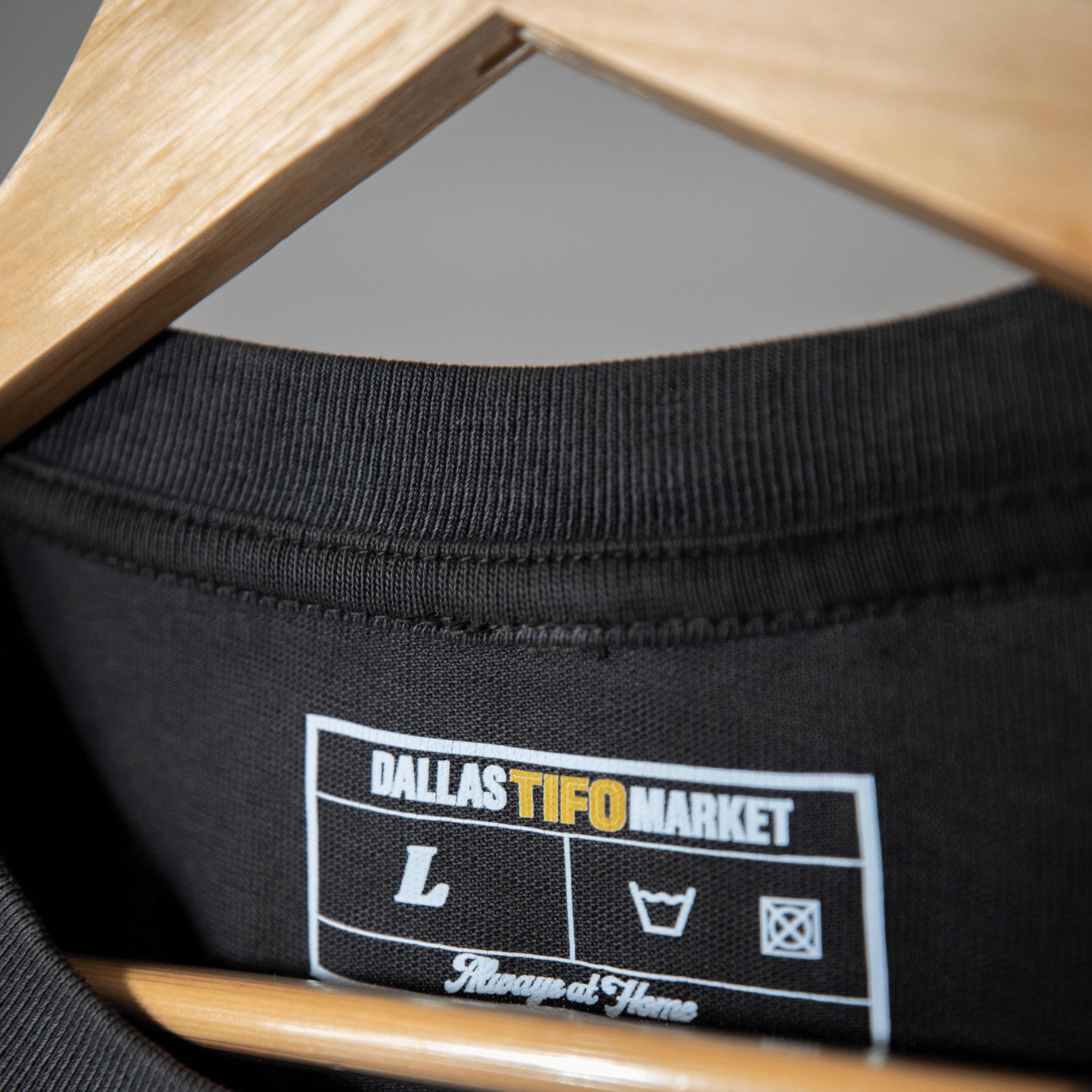 Vintage Black- Dallas Futbol Tee