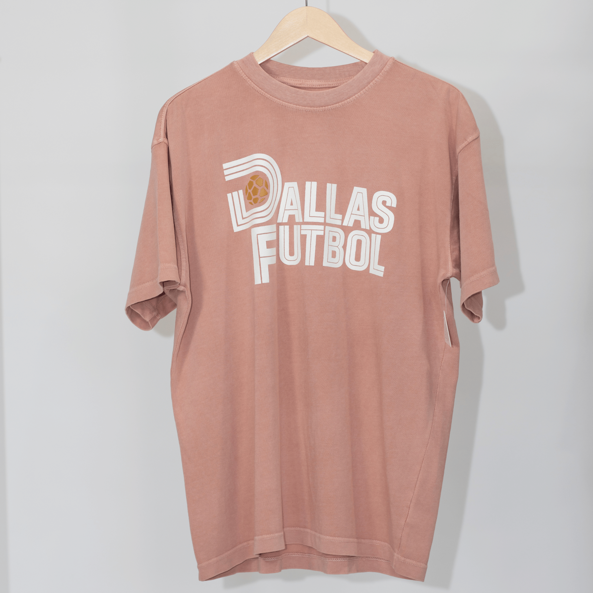 Washed Red - Dallas Futbol Tee